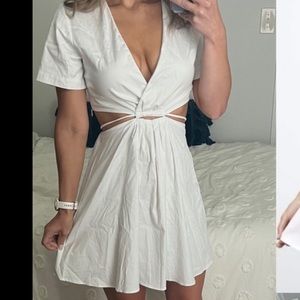 Zara White Mini Dress